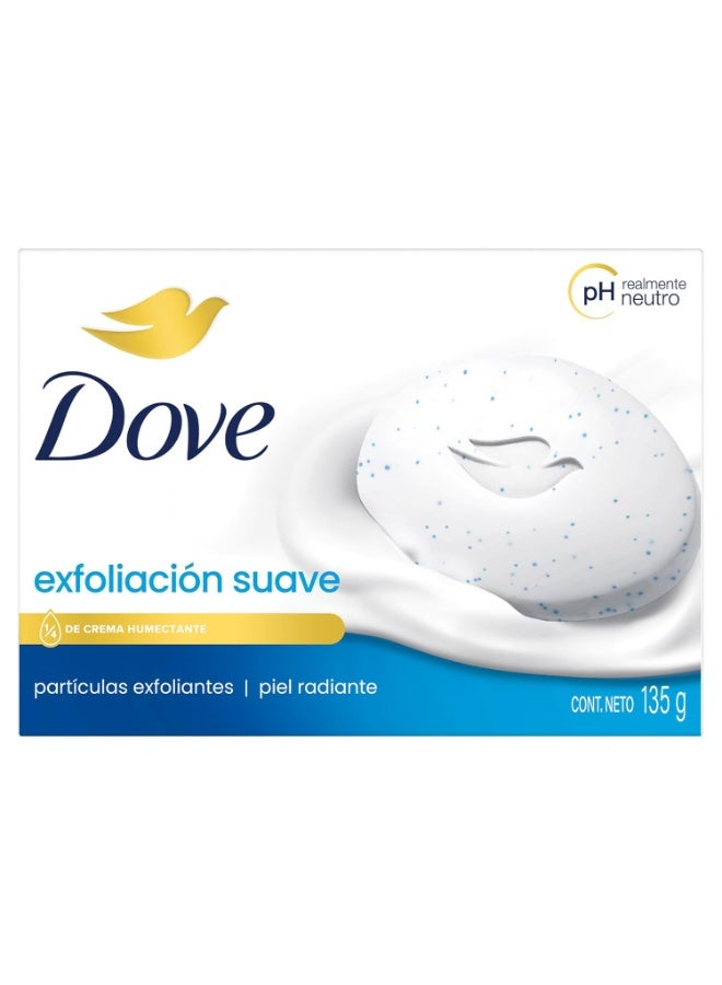 Dove Beauty Bar, Exfoliacion Suave - 135g - Image 1